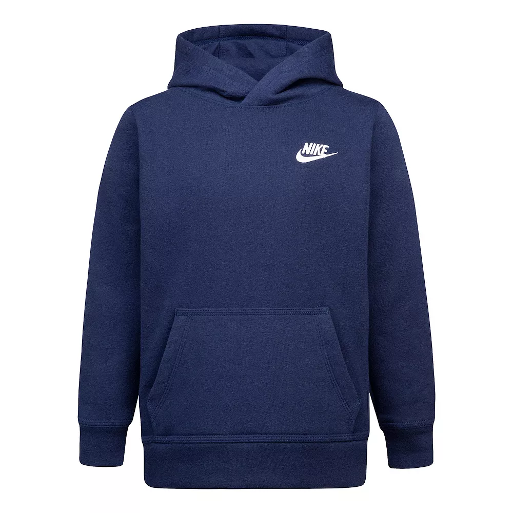 Boys 4-7 Nike Club Fleece Pullover Hoodie - Image 4