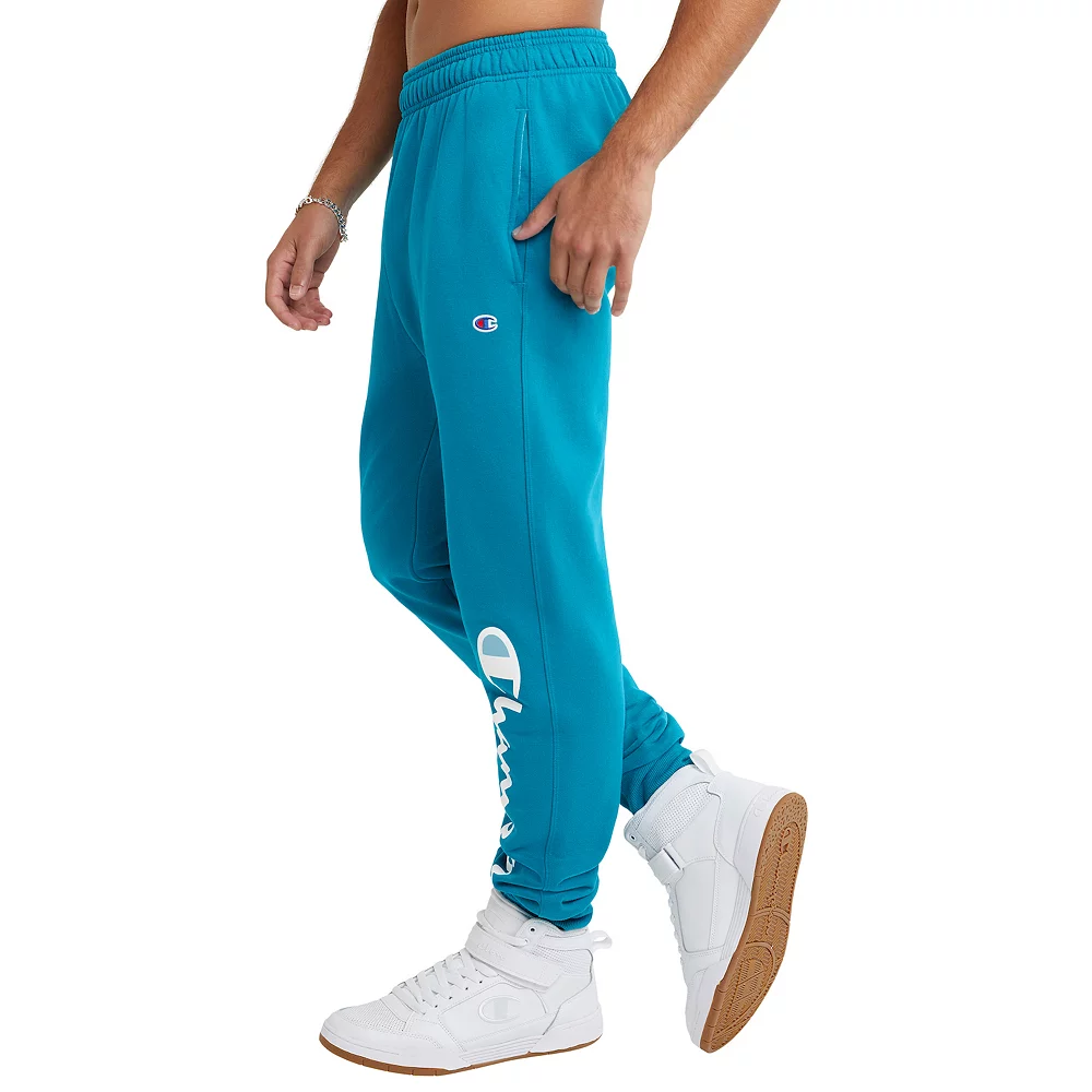 Men's Champion® Powerblend Graphic Fleece Joggers - Image 7