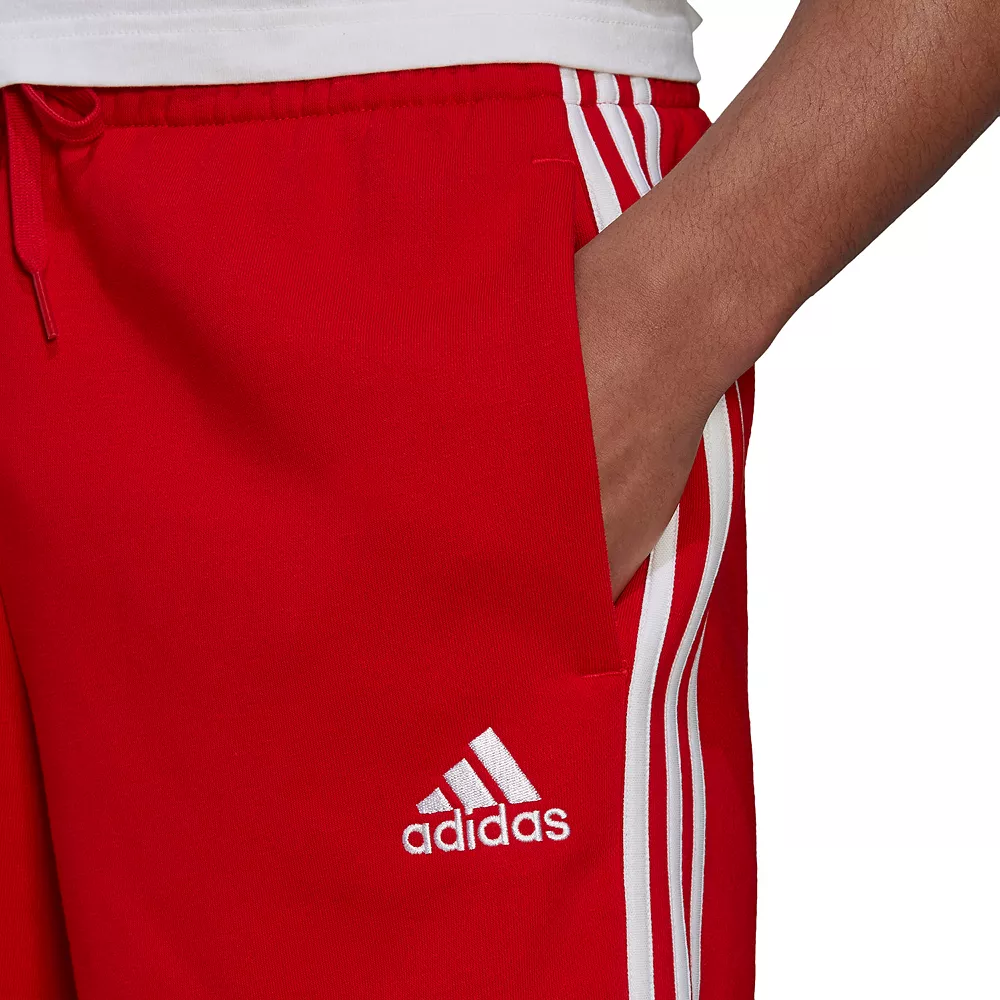 Men's adidas 3-Stripe Fleece Shorts - Image 9
