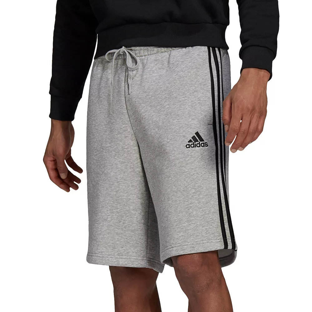 Men's adidas 3-Stripe Fleece Shorts - Image 4
