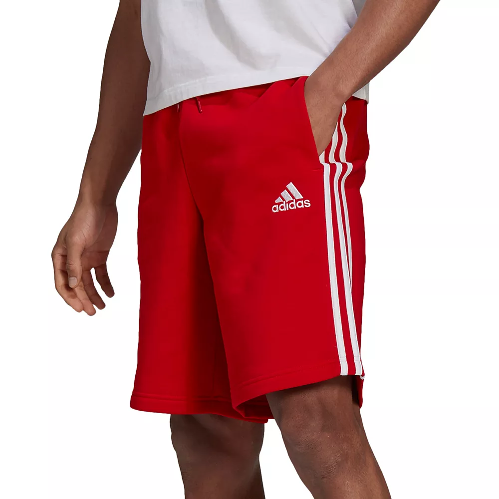Men's adidas 3-Stripe Fleece Shorts - Image 3