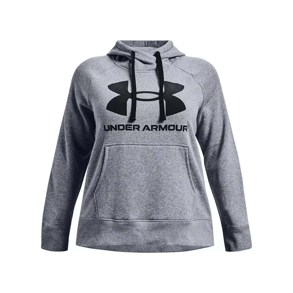 Plus Size Under Armour Rival Fleece Logo Hoodie - Image 9