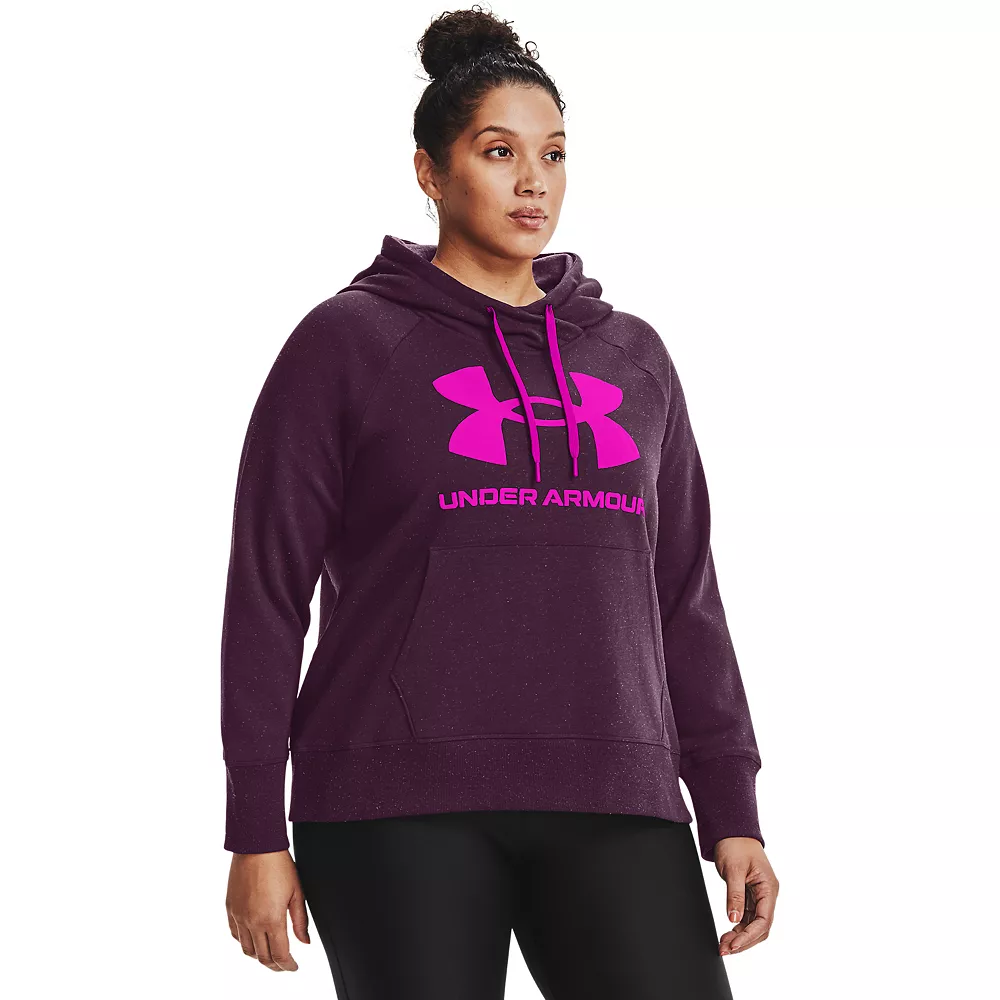 Plus Size Under Armour Rival Fleece Logo Hoodie