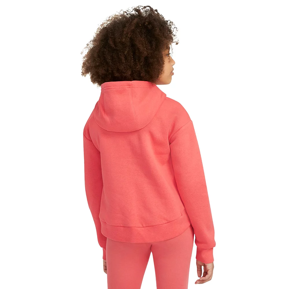 Girls 7-16 Nike Club Fleece Hoodie - Image 10