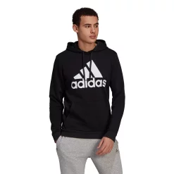 Men's adidas Essential Badge of Sport Pullover Fleece Hoodie
