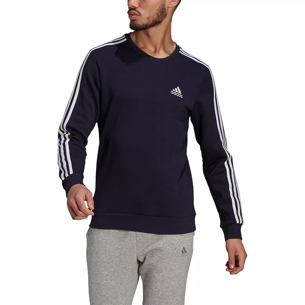 Men's adidas Essential Fleece Crew Sweatshirt - Image 9