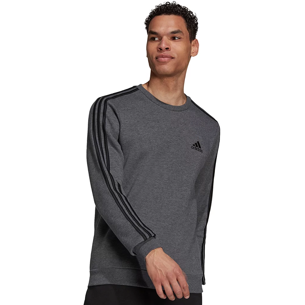 Men's adidas Essential Fleece Crew Sweatshirt - Image 4