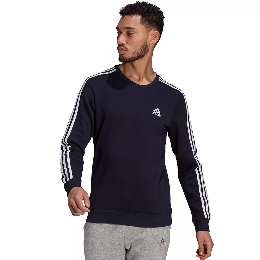 Men's adidas Essential Fleece Crew Sweatshirt - Image 2
