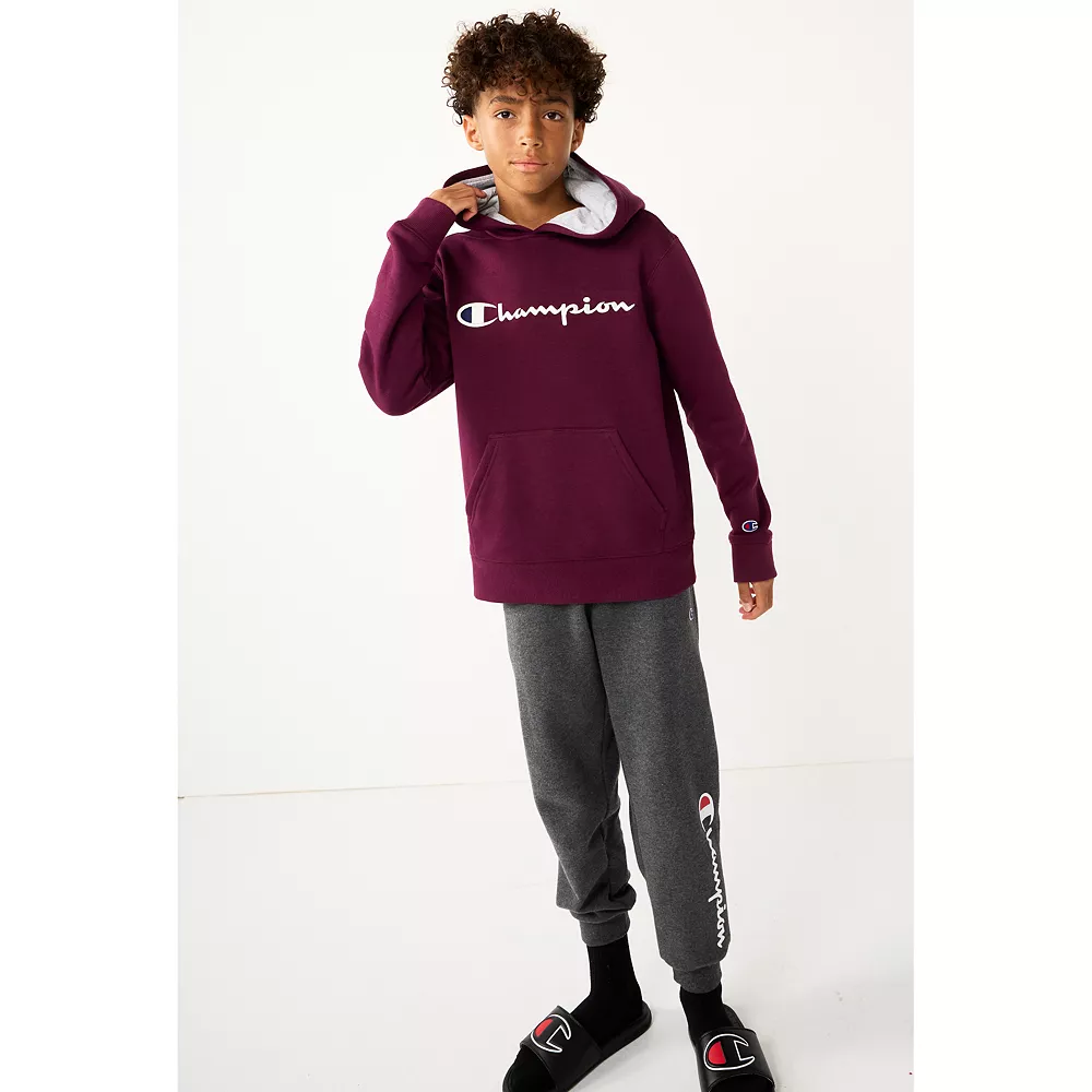 Boys 8-20 Champion® Script Fleece Joggers - Image 11