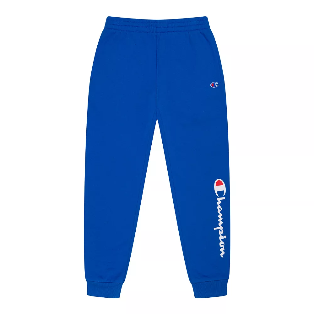 Boys 8-20 Champion® Script Fleece Joggers - Image 7
