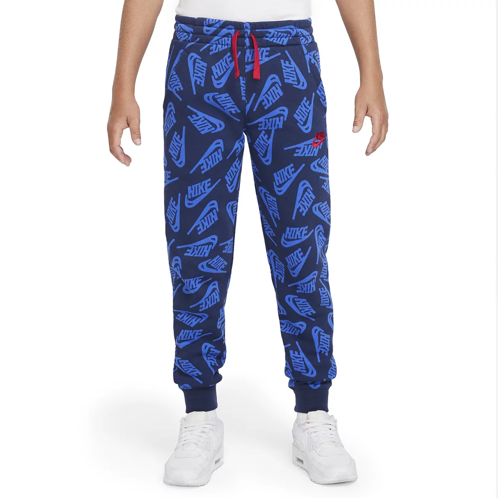 Boys 8-20 Nike Club Fleece Print Joggers - Image 5