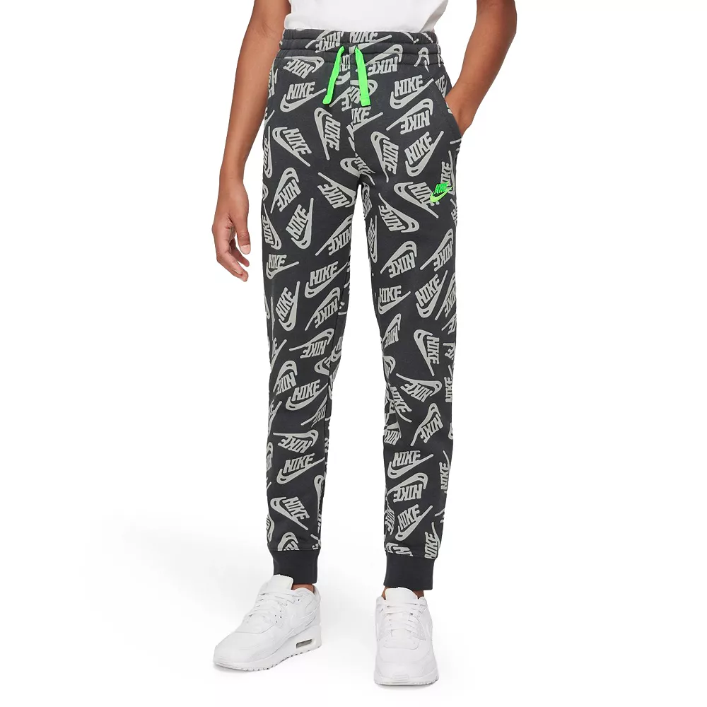 Boys 8-20 Nike Club Fleece Print Joggers - Image 4