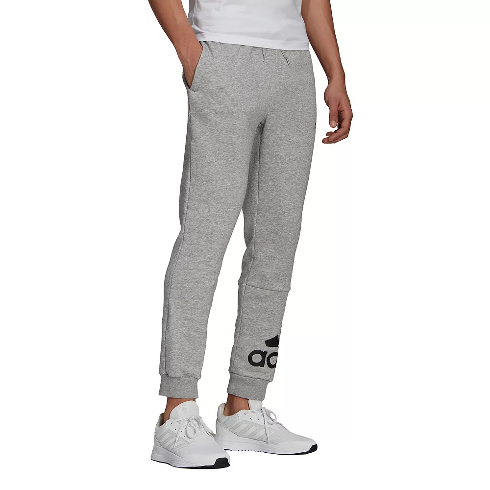 Big & Tall adidas Big Logo Fleece Jogger - Image 6