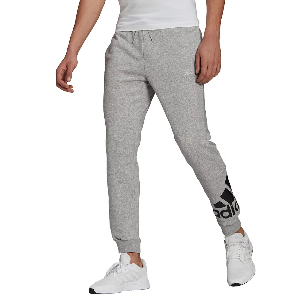 Big & Tall adidas Big Logo Fleece Jogger - Image 4