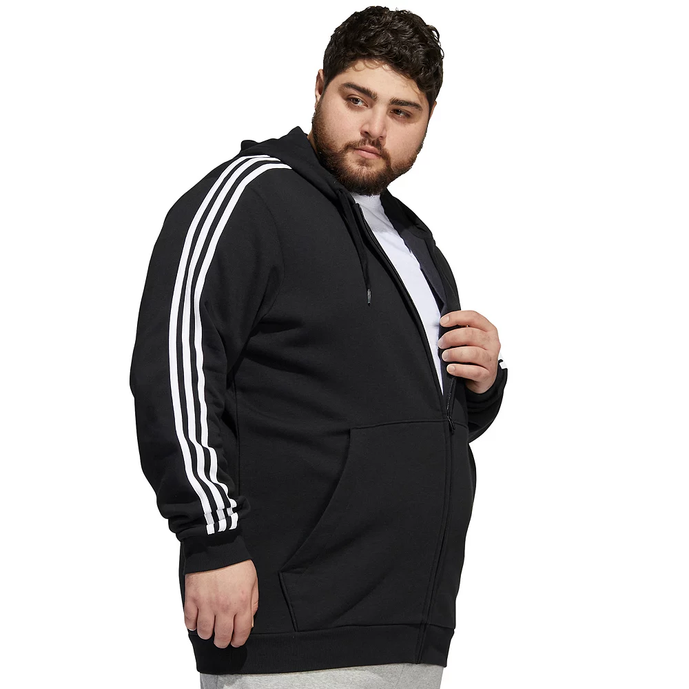 Big & Tall adidas Essential Fleece Full-Zip Hoodie - Image 7