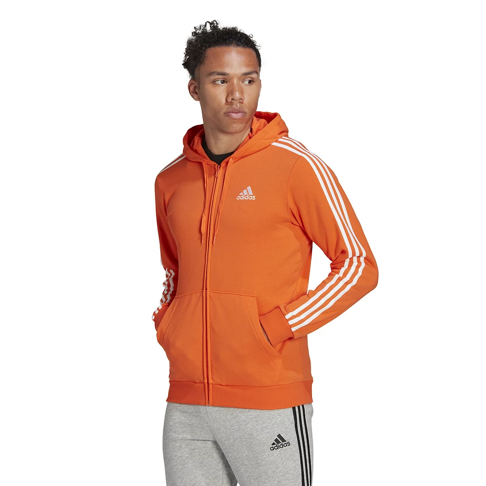 Big & Tall adidas Essential Fleece Full-Zip Hoodie - Image 3