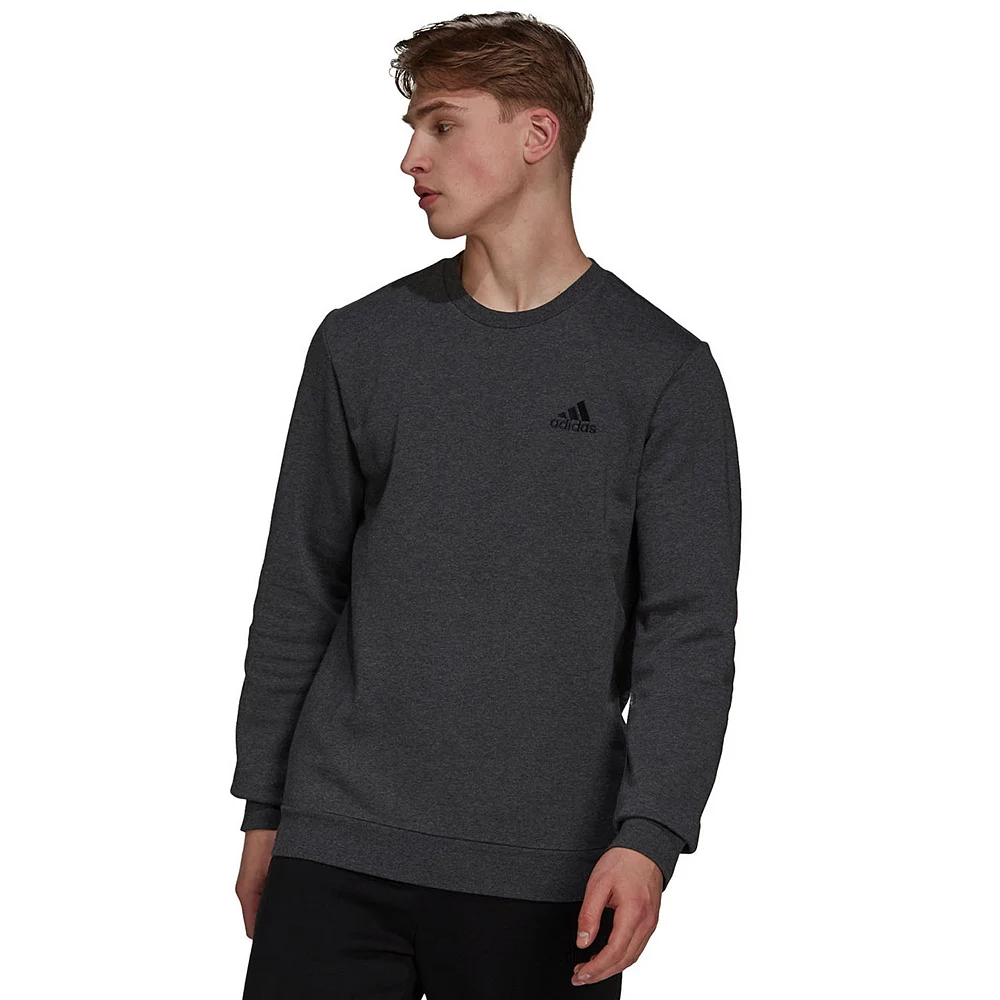 Big & Tall adidas Feel Cozy Fleece Sweatshirt - Image 6