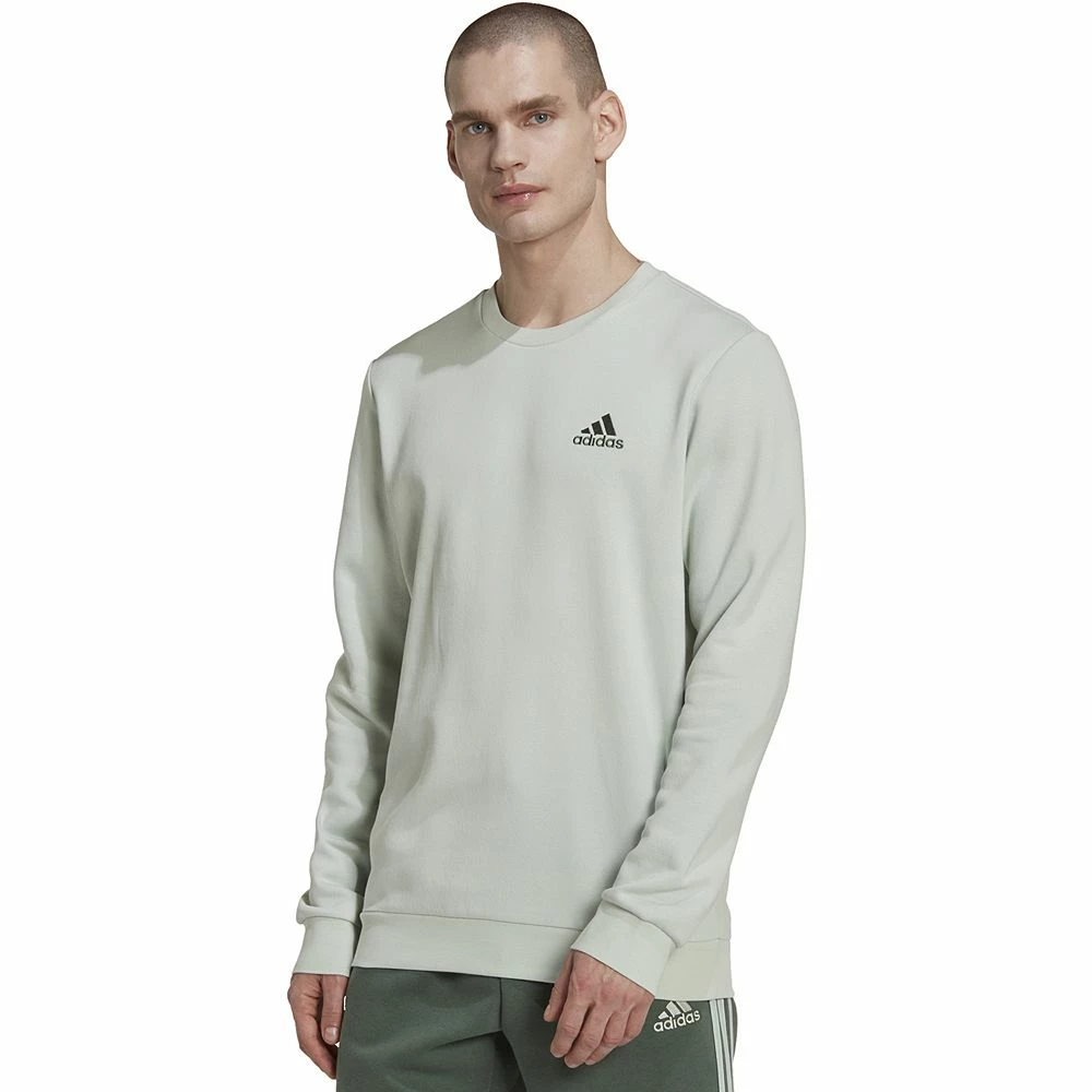Big & Tall adidas Feel Cozy Fleece Sweatshirt - Image 5