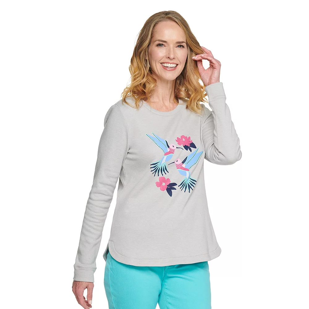 Women's Croft & Barrow® Athleisure Crewneck Sweatshirt - Image 6