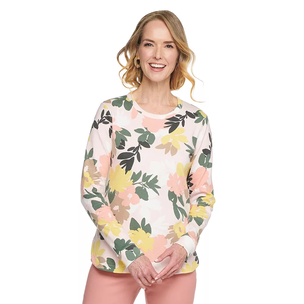 Women's Croft & Barrow® Athleisure Crewneck Sweatshirt - Image 8