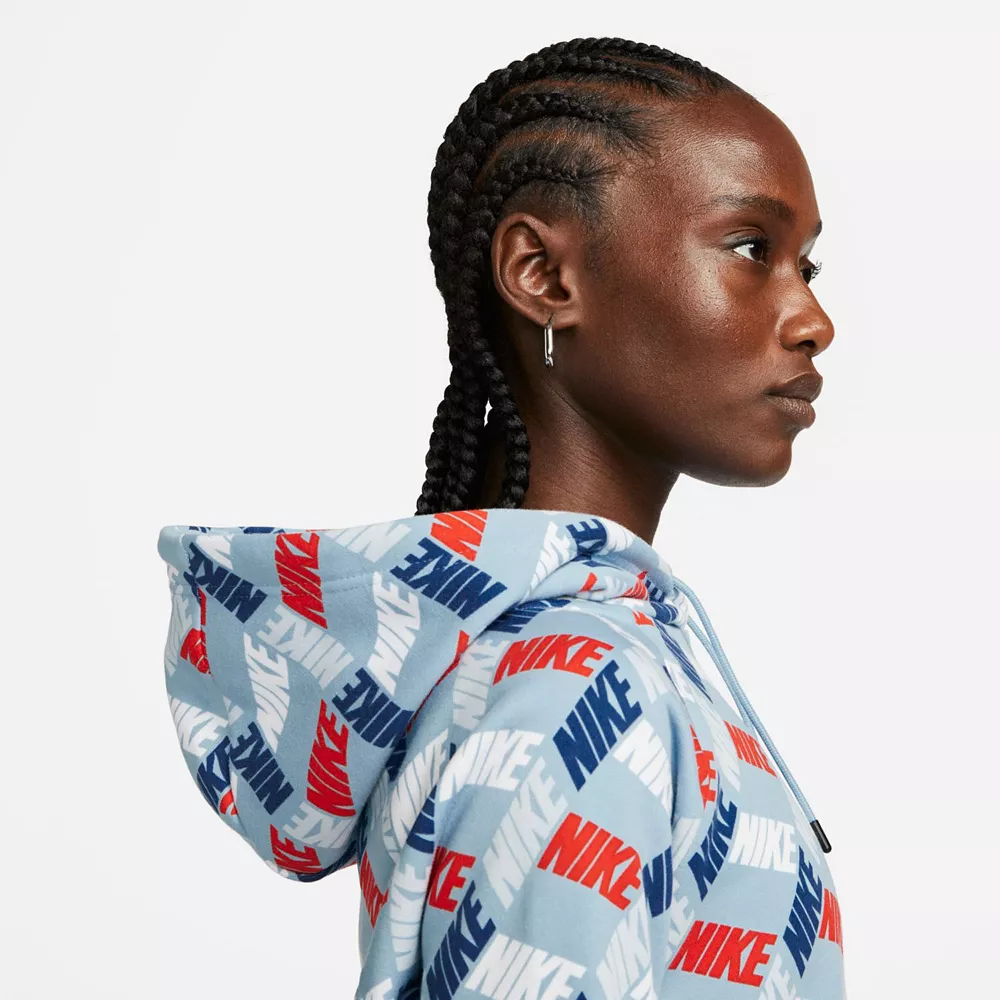 Women's Nike Sportswear Essentials Printed Hoodie - Image 7
