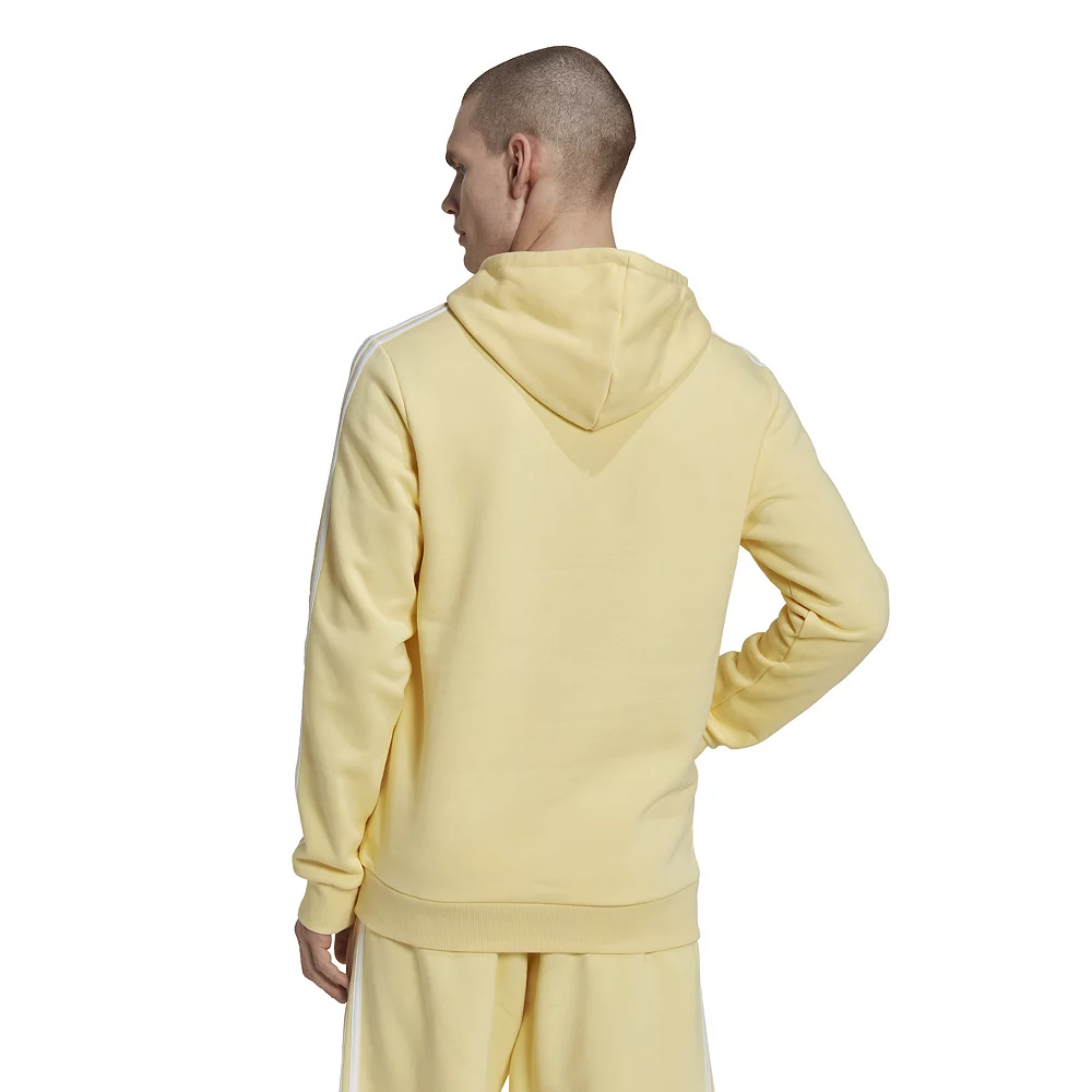 Big & Tall adidas Essential 3-Stripe Fleece Hoodie - Image 3