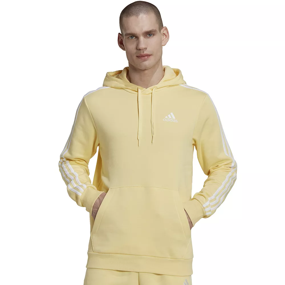 Big & Tall adidas Essential 3-Stripe Fleece Hoodie - Image 2