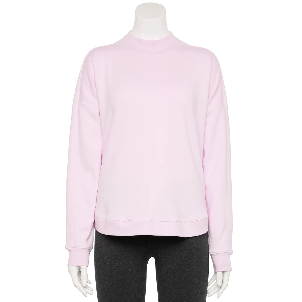 Women's Tek Gear® Ultrasoft Fleece Mockneck Sweatshirt