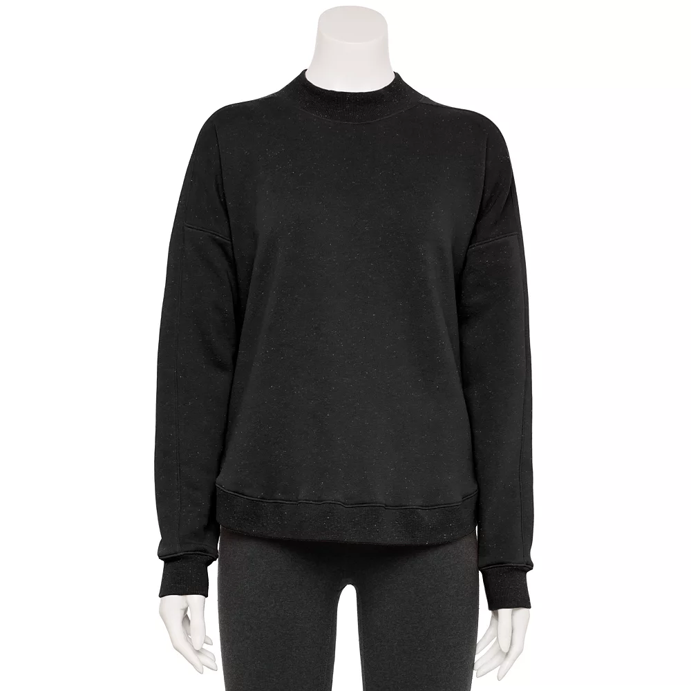 Women's Tek Gear® Ultrasoft Fleece Mockneck Sweatshirt - Image 3