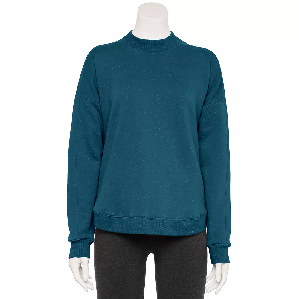 Women's Tek Gear® Ultrasoft Fleece Mockneck Sweatshirt - Image 4