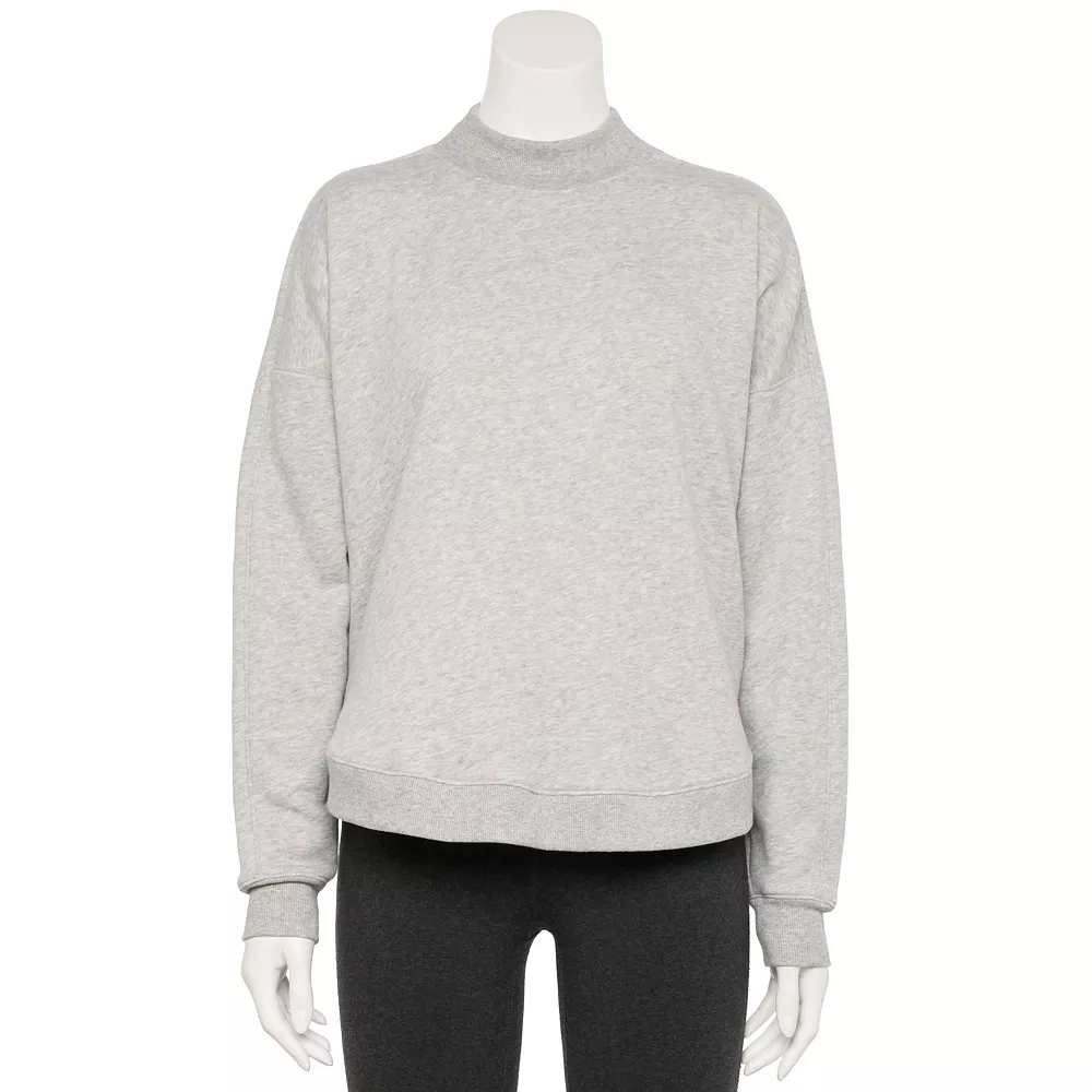 Women's Tek Gear® Ultrasoft Fleece Mockneck Sweatshirt - Image 5