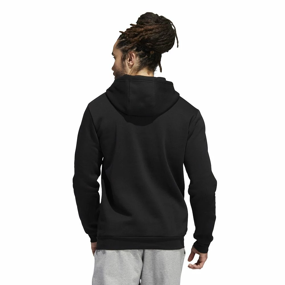 Men's adidas Liquid Foil Badge of Sport Graphic Fleece Hoodie - Image 2