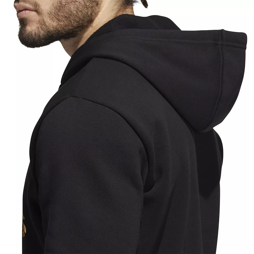 Men's adidas Liquid Foil Badge of Sport Graphic Fleece Hoodie - Image 4