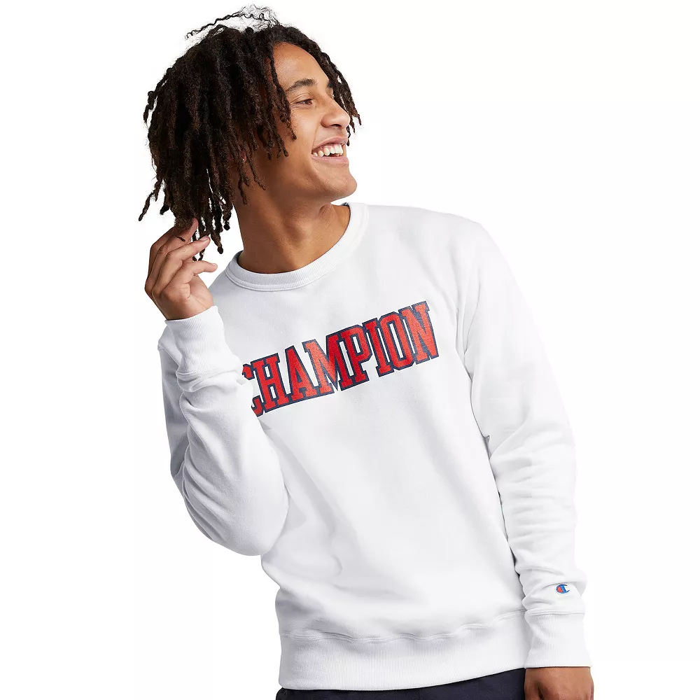 Men's Champion® Powerblend Fleece Crew Sweatshirt - Image 2