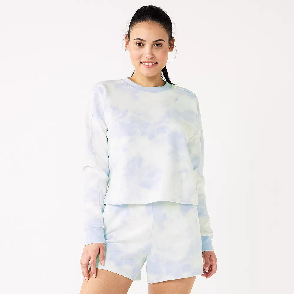 Women's Tek Gear® Ultrasoft Fleece Easy Crop Sweatshirt - Image 4