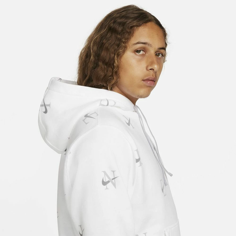 Big & Tall Nike Printed Club Fleece Hoodie - Image 5