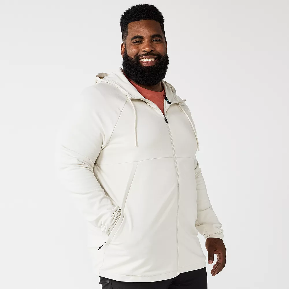 Big & Tall FLX Lined Fleece Full-Zip Hoodie - Image 3