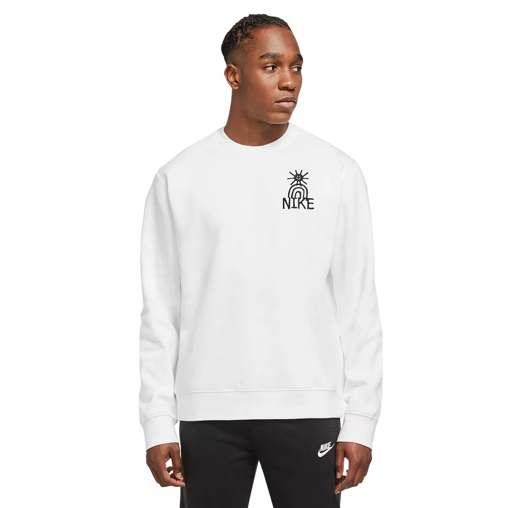 Men's Nike Fleece Crew Sweatshirt - Image 2