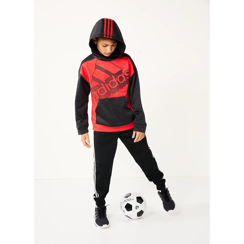 Boys 8-20 adidas Colorblock Fleece Hoodie - Image 4