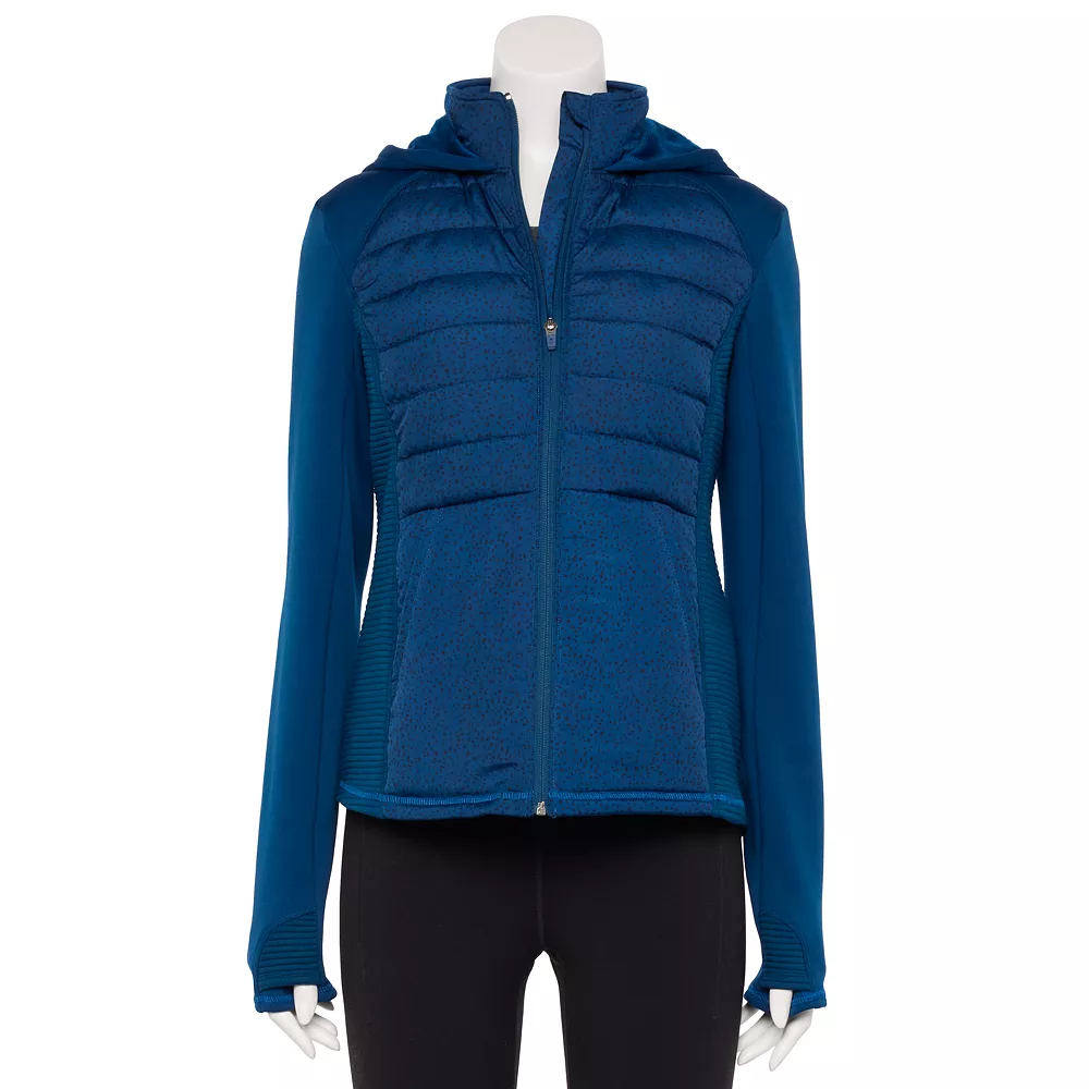Women's Tek Gear® Hooded Mixed-Media Jacket - Image 7