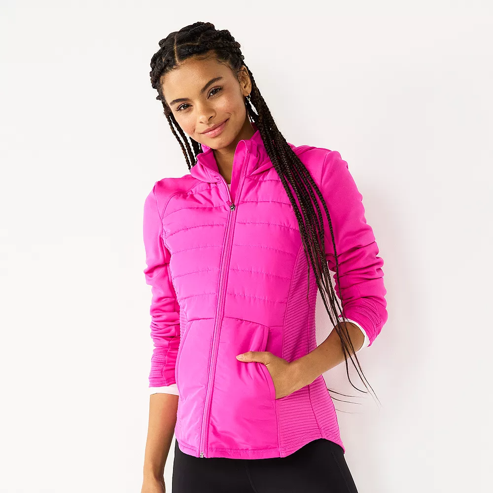 Women's Tek Gear® Hooded Mixed-Media Jacket - Image 6