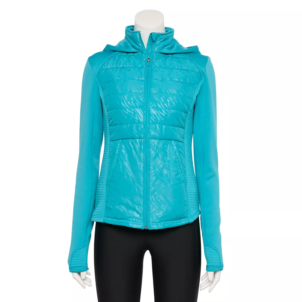 Women's Tek Gear® Hooded Mixed-Media Jacket - Image 11