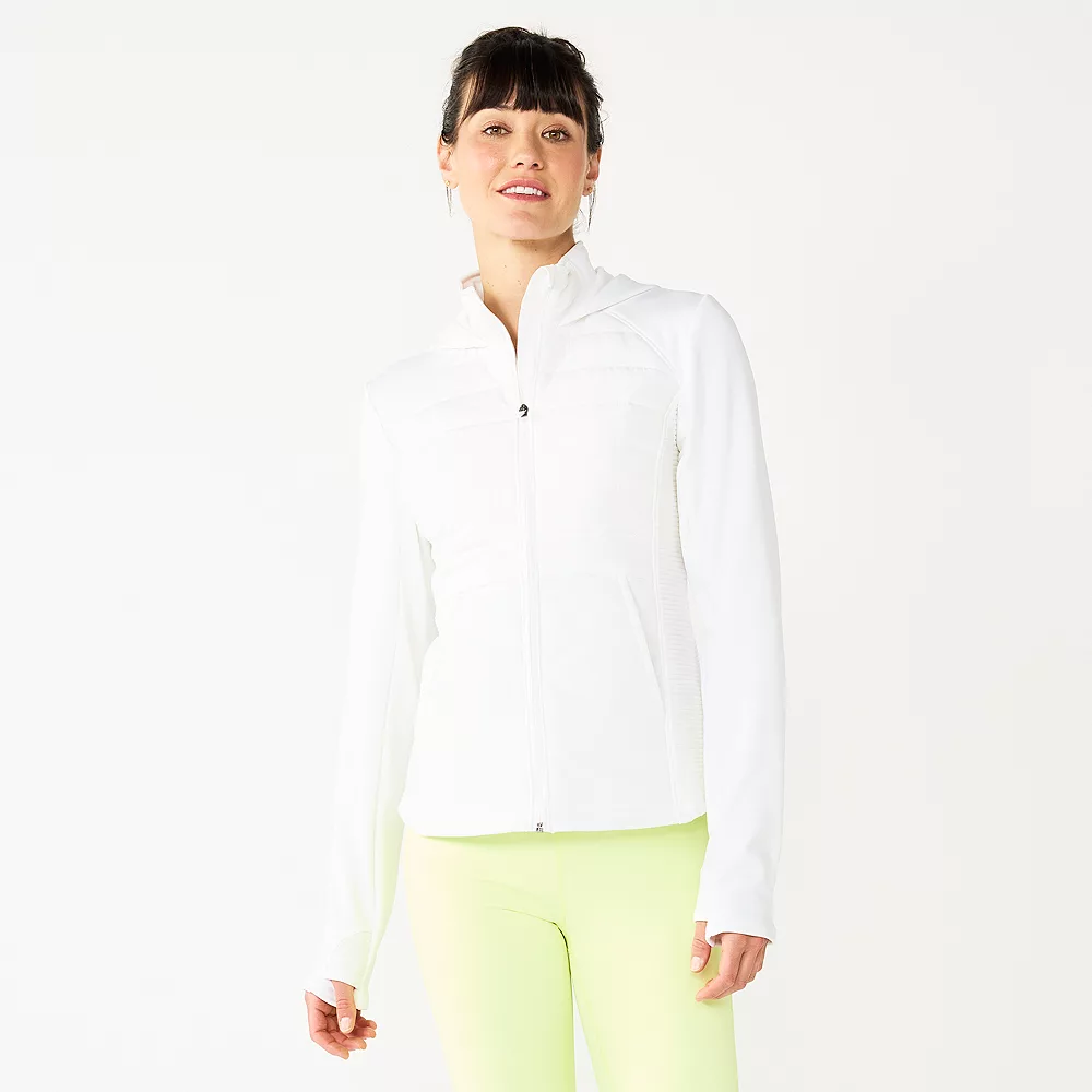Women's Tek Gear® Hooded Mixed-Media Jacket - Image 3