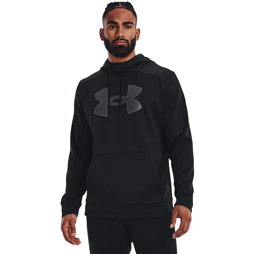 Big & Tall Under Armour Big Logo Fleece Hoodie - Image 3