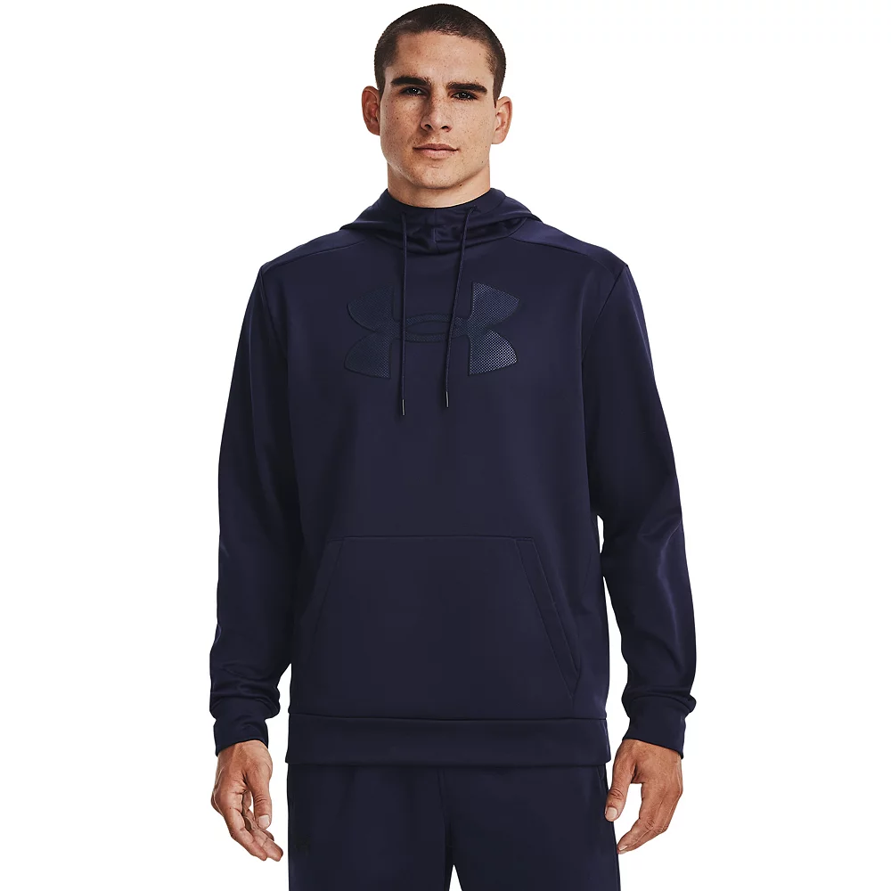 Big & Tall Under Armour Big Logo Fleece Hoodie - Image 5