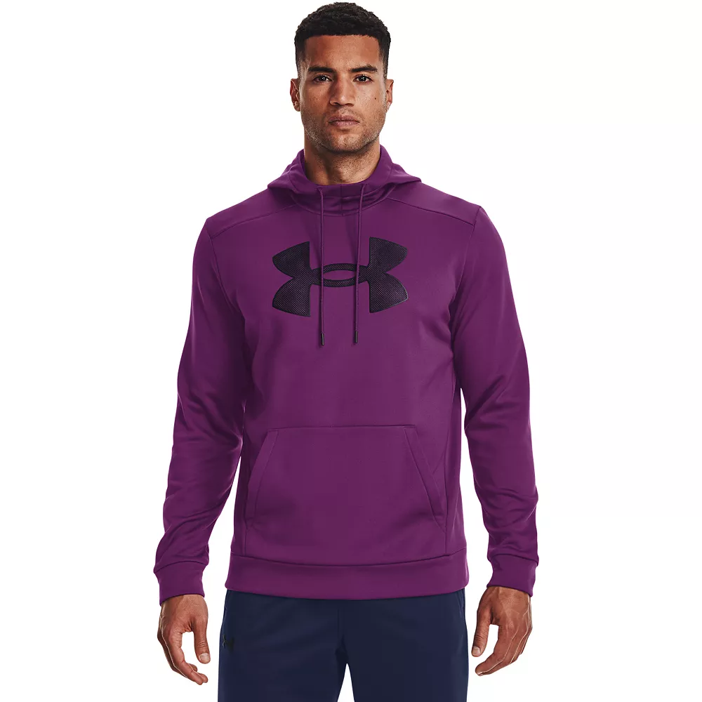 Big & Tall Under Armour Big Logo Fleece Hoodie - Image 6