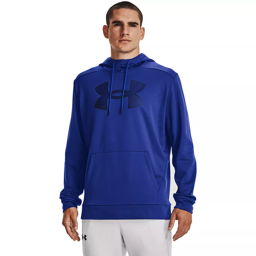 Big & Tall Under Armour Big Logo Fleece Hoodie - Image 4