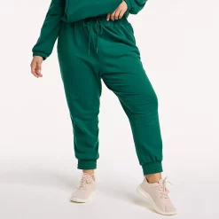 Plus Size FLX Paperbag High-Waisted Sweatpants
