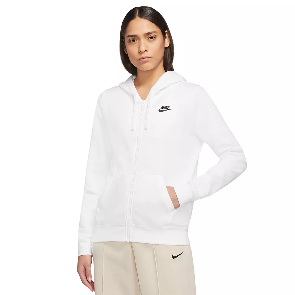 Women's Nike Sportswear Club Fleece Full-Zip Hoodie - Image 3