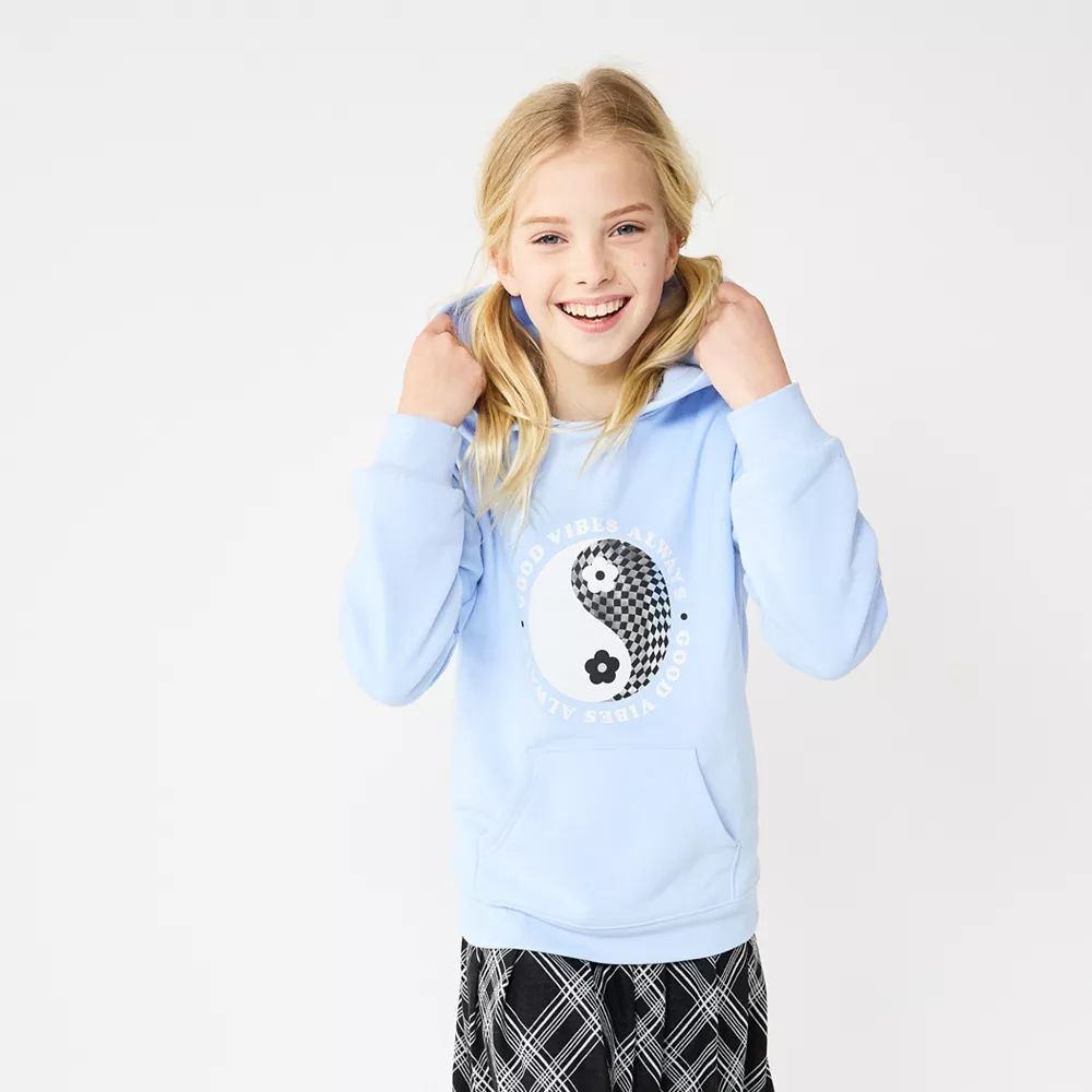 Girls 6-20 SO® Favorite Fleece Pullover Hoodie in Regular & Plus - Image 7